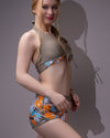 Two pieces swimwear suit