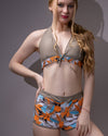 Two pieces swimwear suit