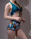 Two pieces swimwear suit