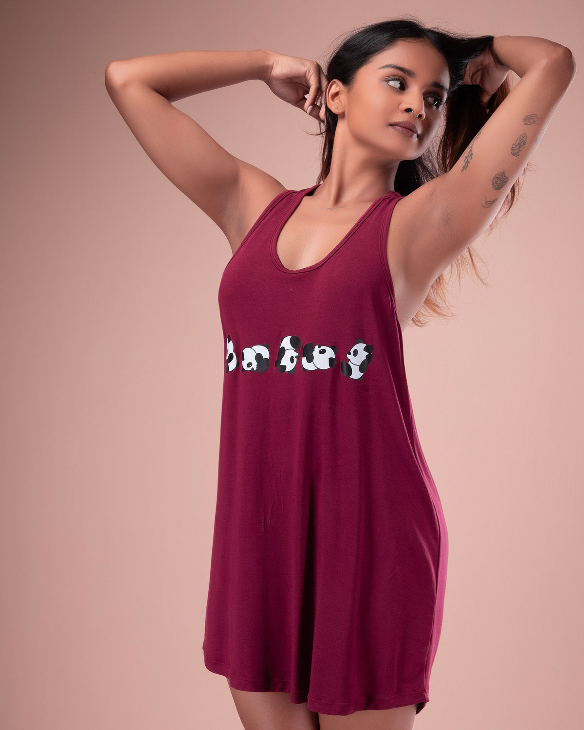 Sleepy Panda Lounge Dress
