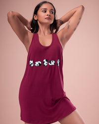 Sleepy Panda Lounge Dress