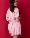 Nightgown with satin robe