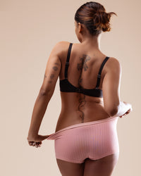 Ribbed Cotton Boyshorts