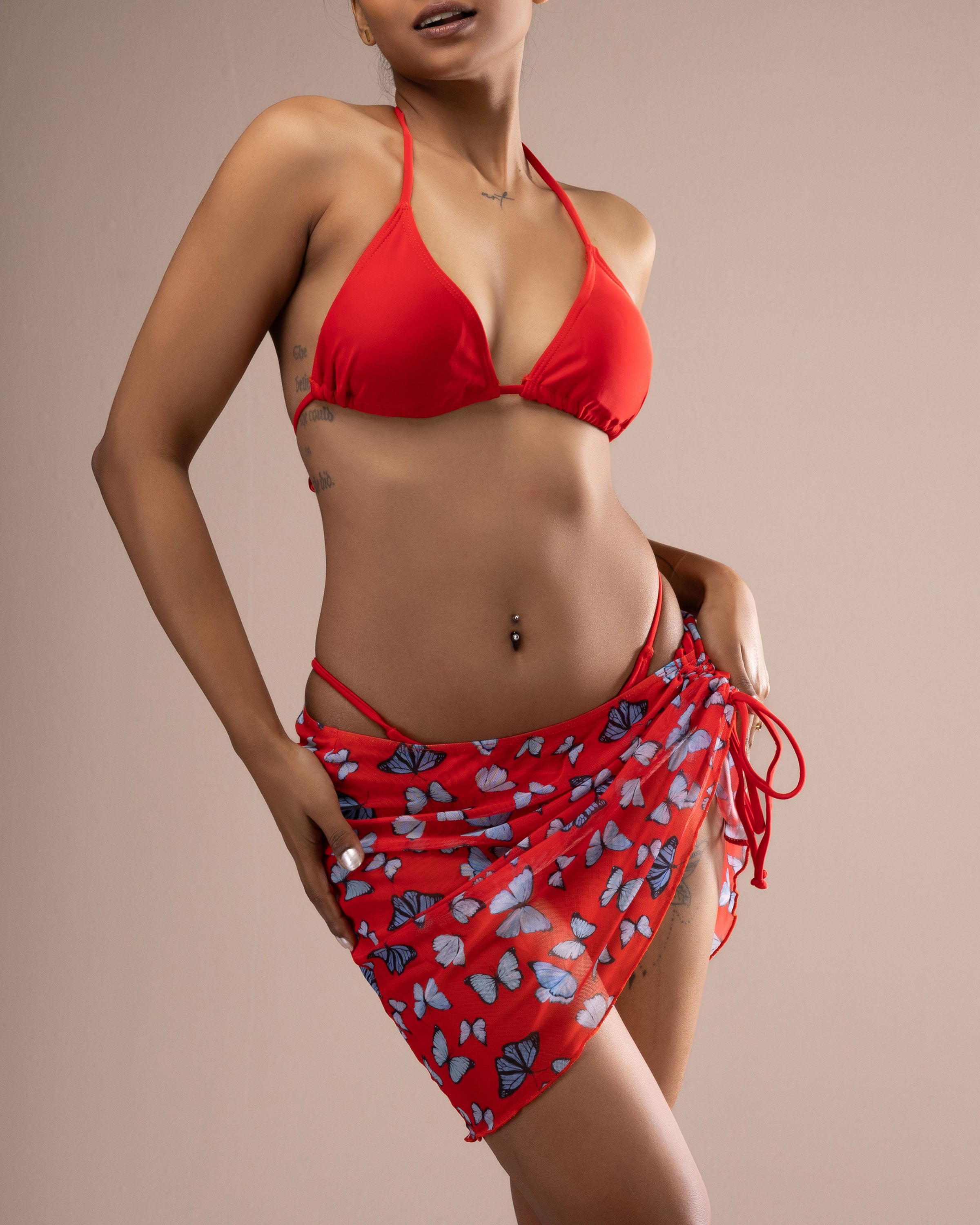 Triangle Bikini 3-Piece Set