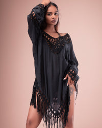 Crochet Detail Cover-Up