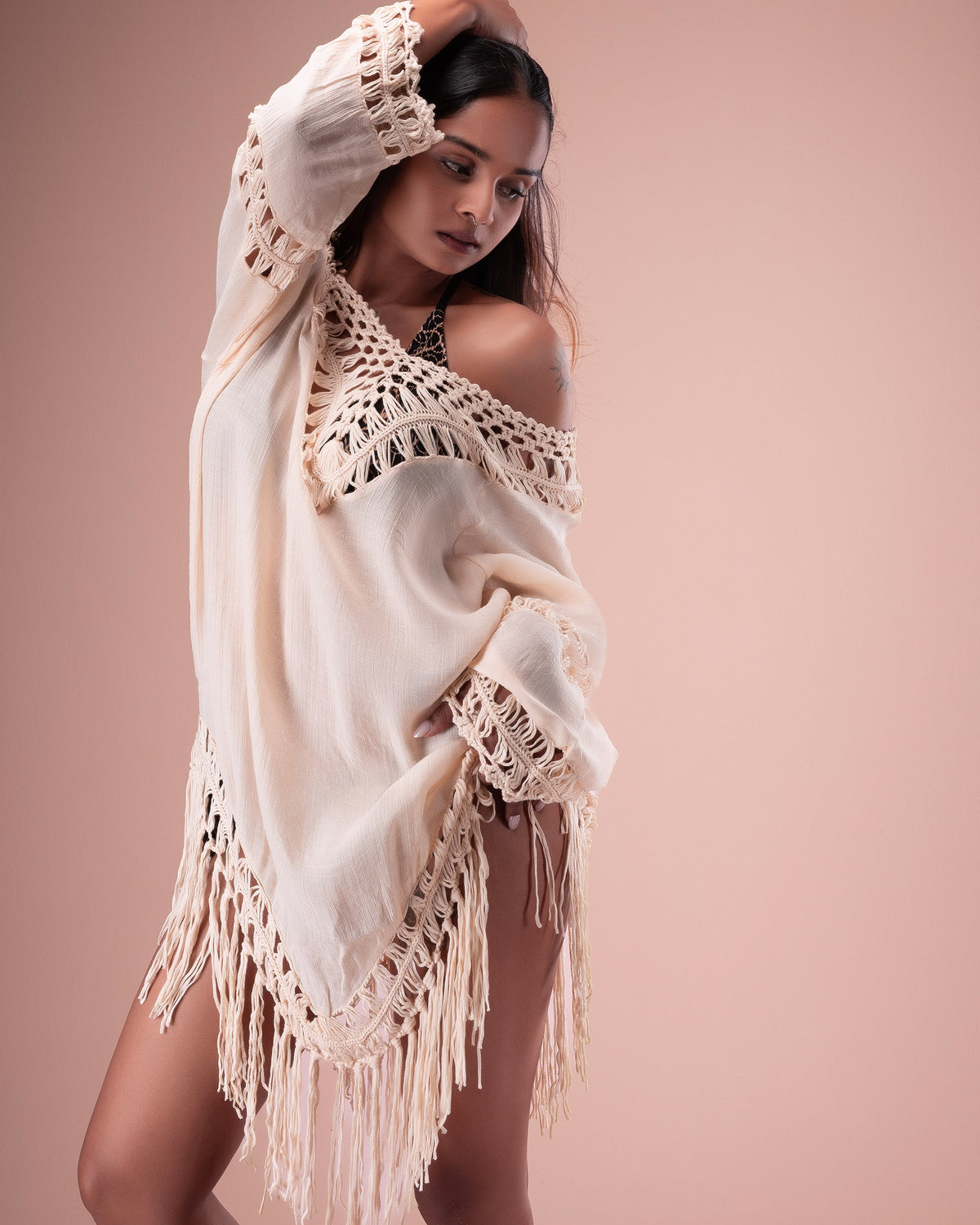 Crochet Detail Cover-Up