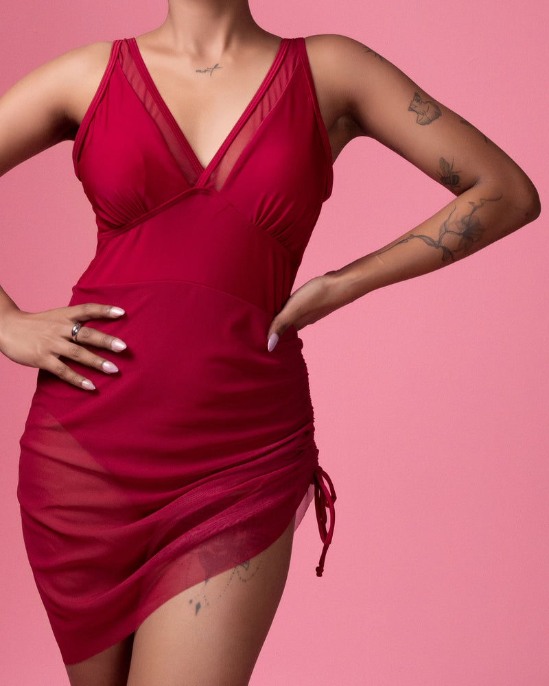 One-Piece Swimsuit Dress