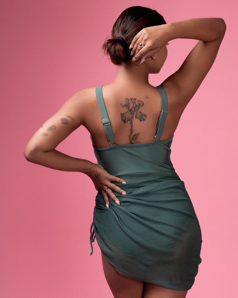 One-Piece Swimsuit Dress