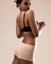 Ribbed Cotton Boyshorts