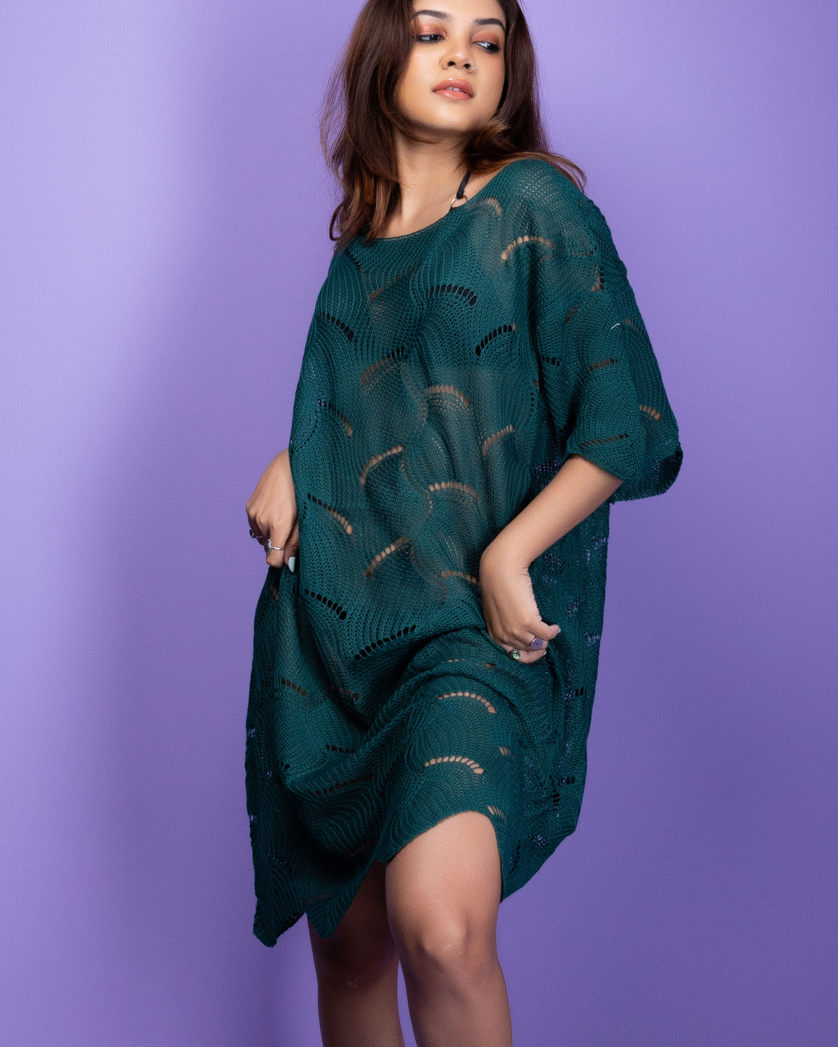 Knitted Beach Cover Up