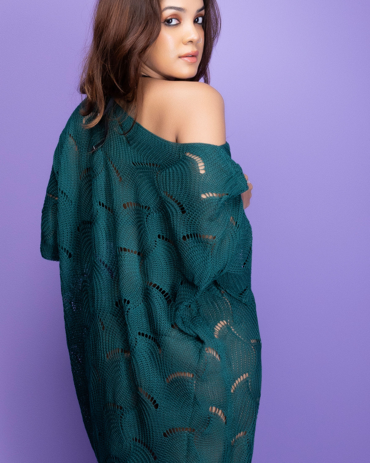 Knitted Beach Cover Up