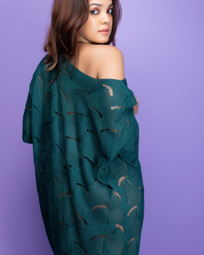 Knitted Beach Cover Up