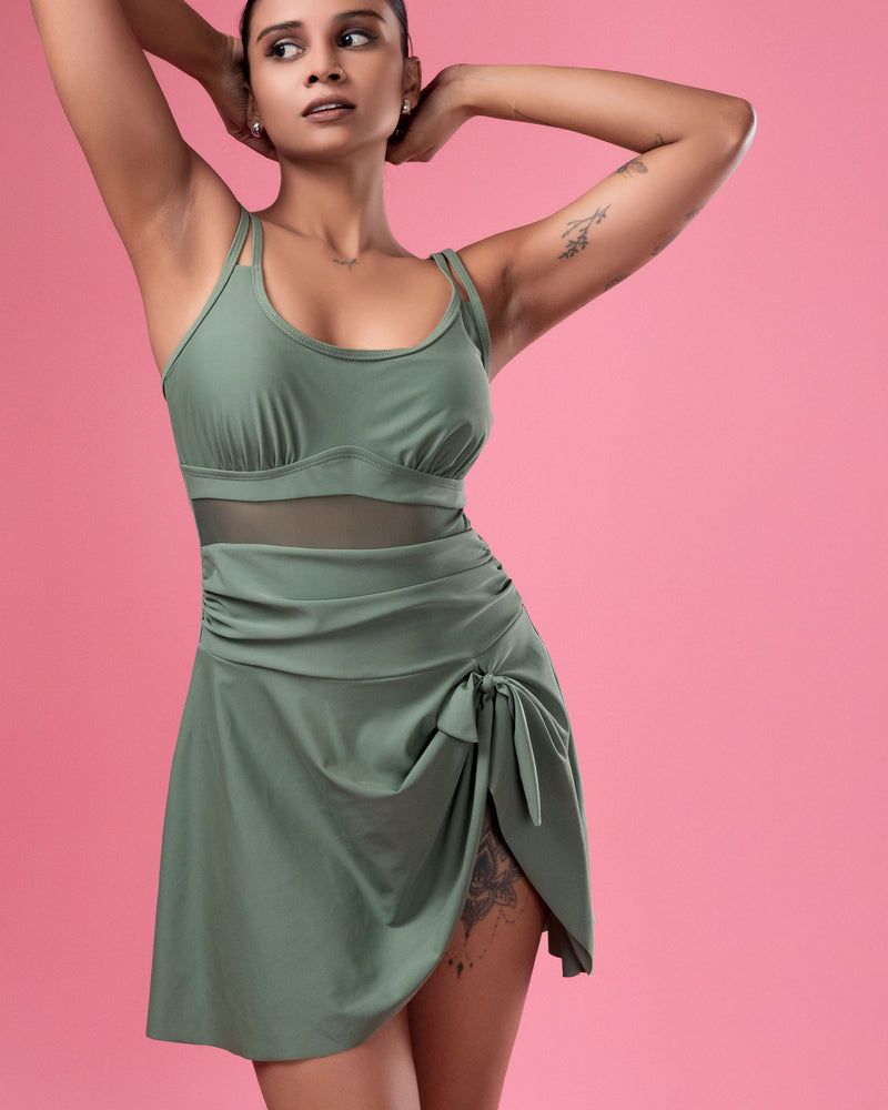 One-Piece Swimsuit Dress