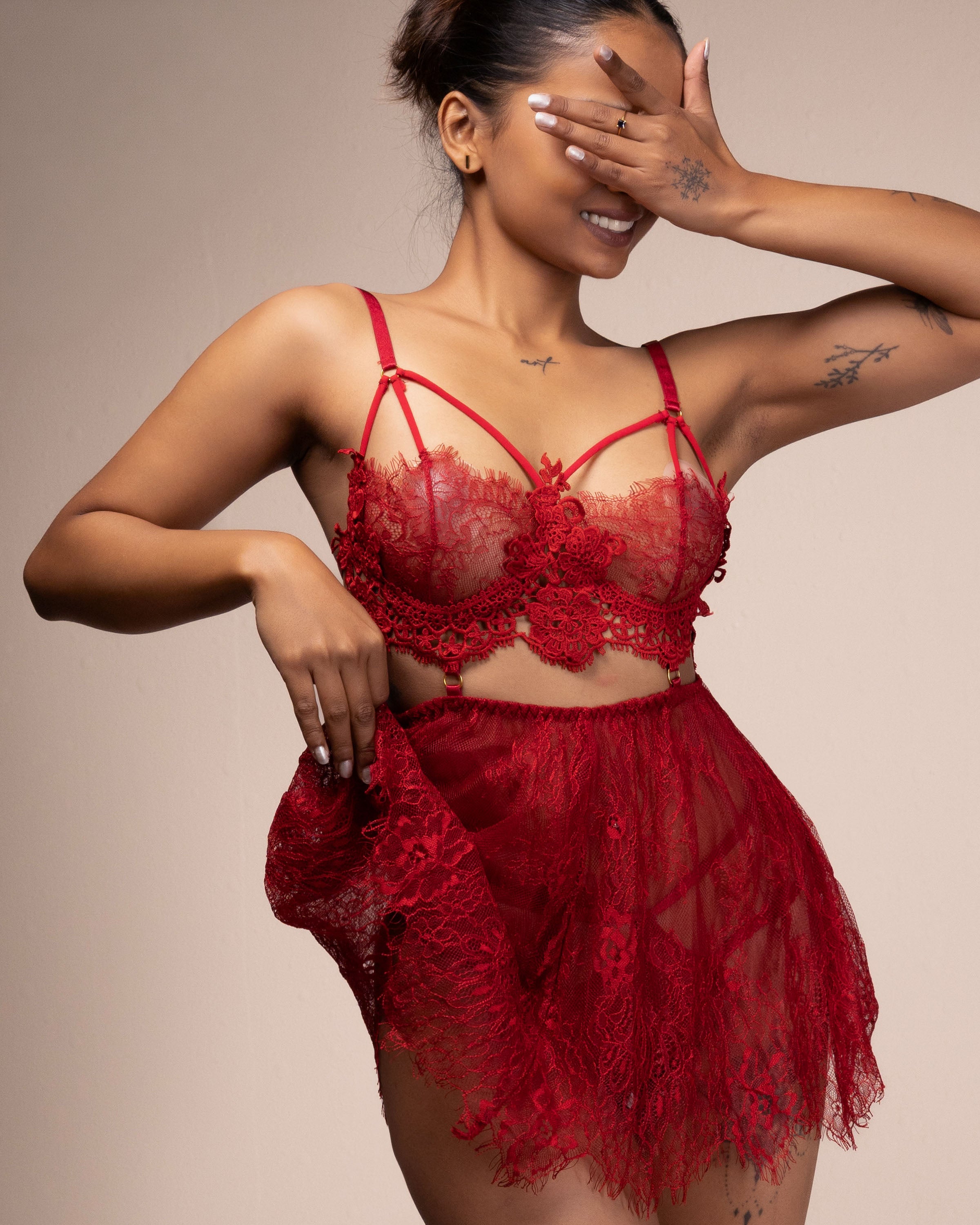 Lace Babydoll Lingerie