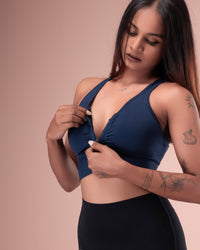Zip-Front Sports Bra