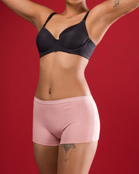 Ribbed Cotton Boyshorts