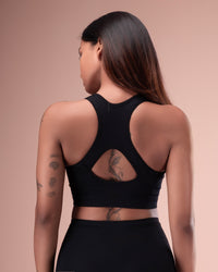 Zip-Front Sports Bra