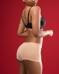 Ribbed Cotton Boyshorts