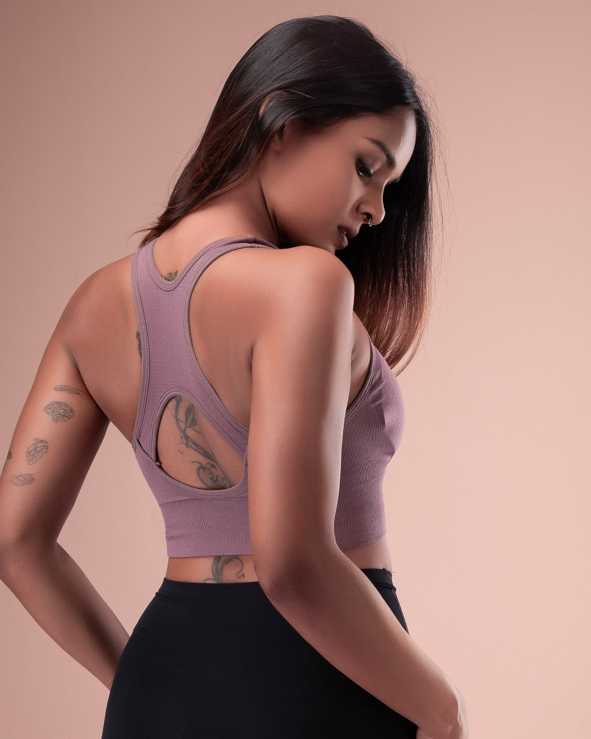 Zip-Front Sports Bra