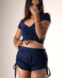 Ruched Swim Set