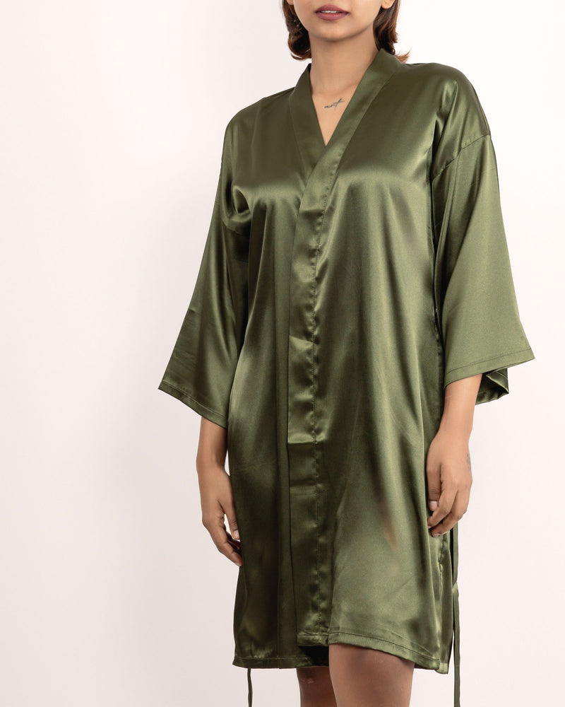 Satin Night Robe