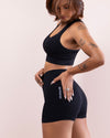 Seamfree Knitted Yoga Shorts