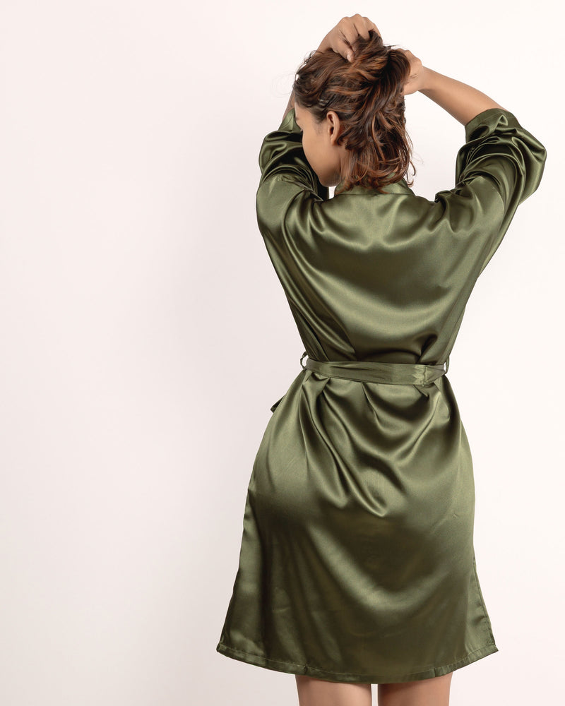 Satin Night Robe