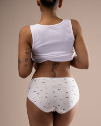 Five-piece cotton panty pack