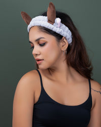 Facial Reindeer Headband