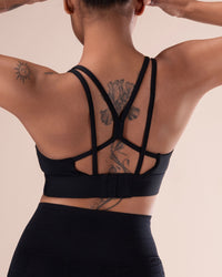 Strappy Longline Sports Bra