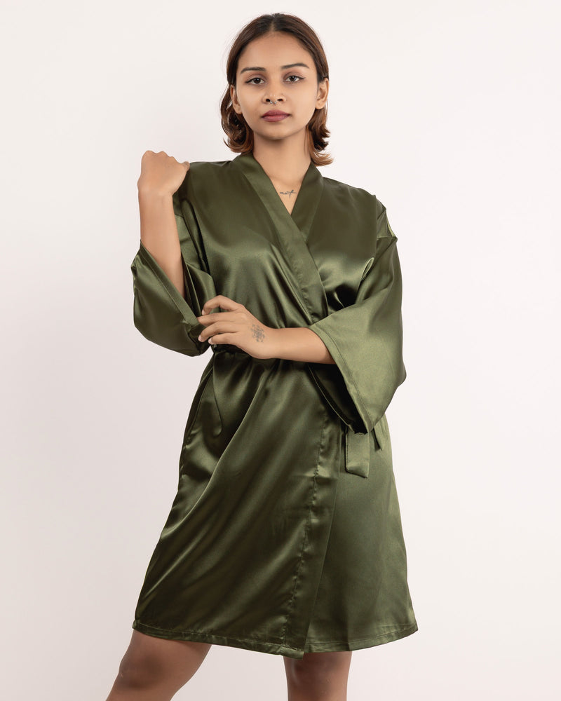 Satin Night Robe
