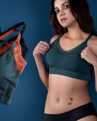 Lace-Trim Bralette