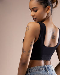 Seamless home-wear bra