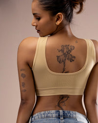 Seamless home-wear bra