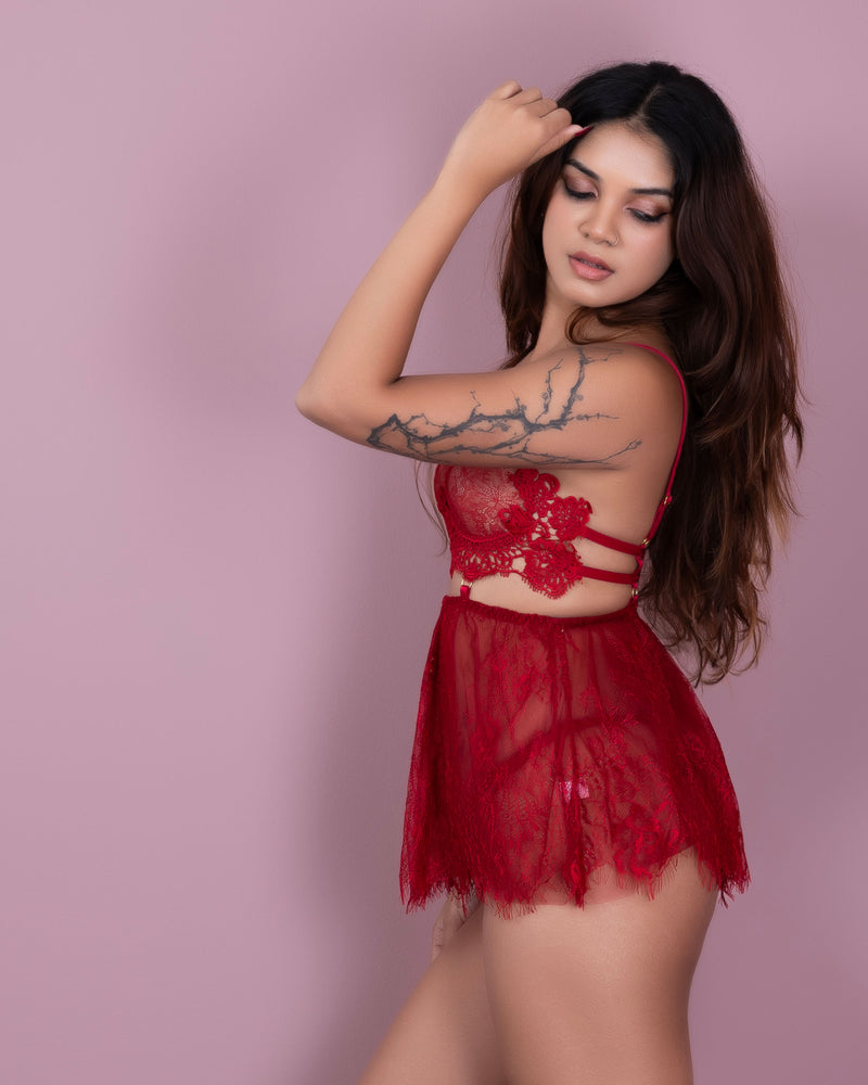Lace Babydoll Lingerie