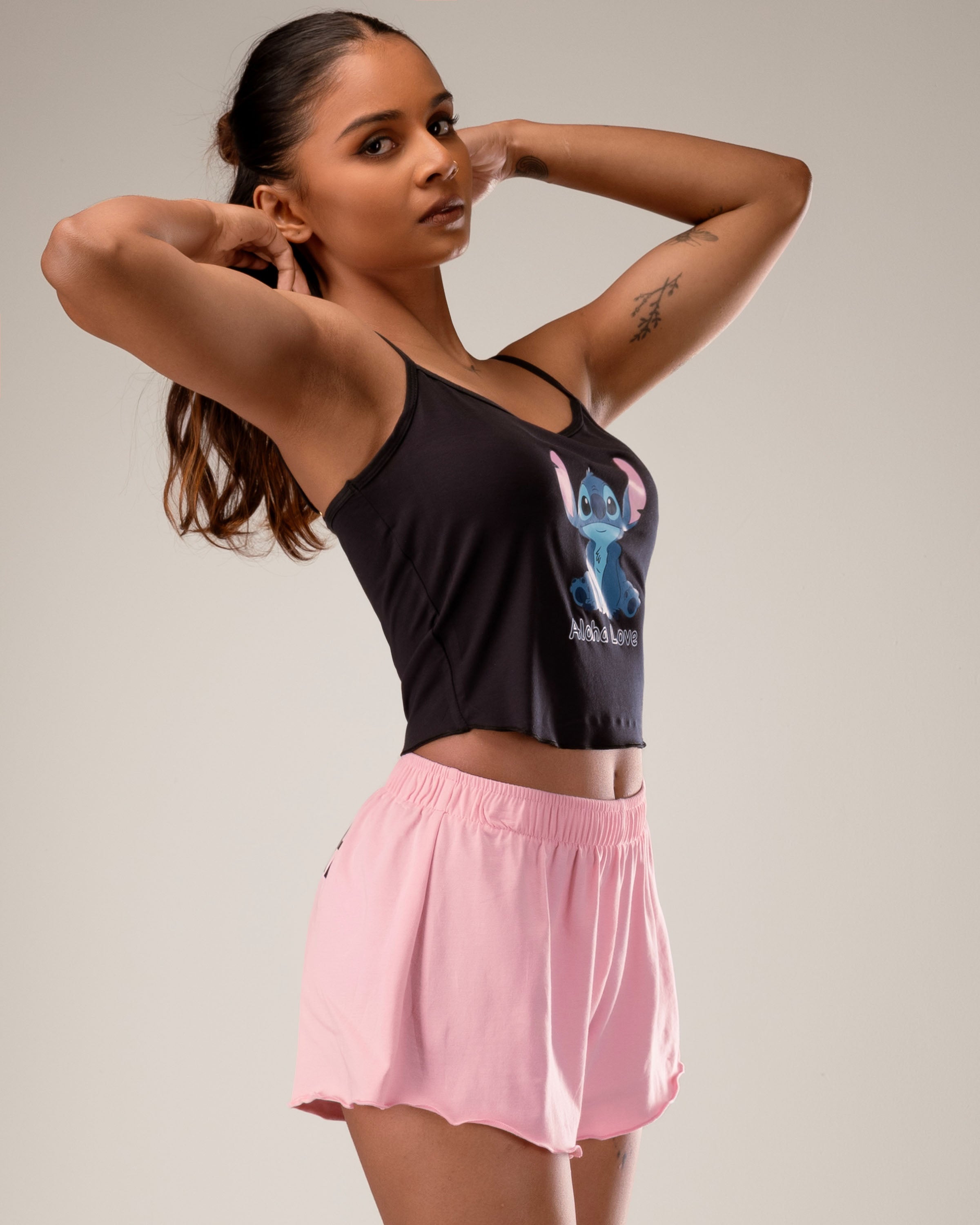 Stitch Cami & Lounge Shorts