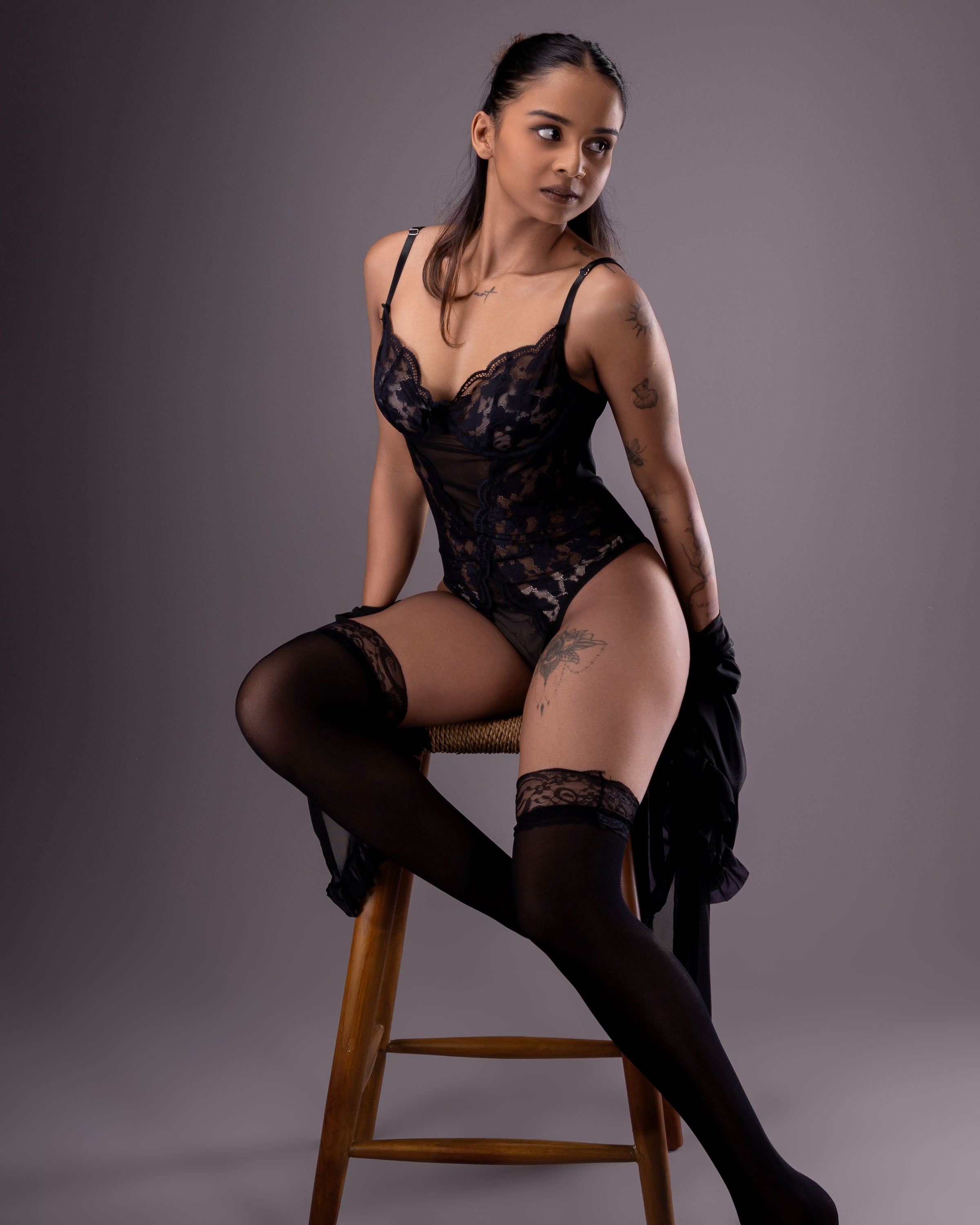 Midnight Allure Bodysuit