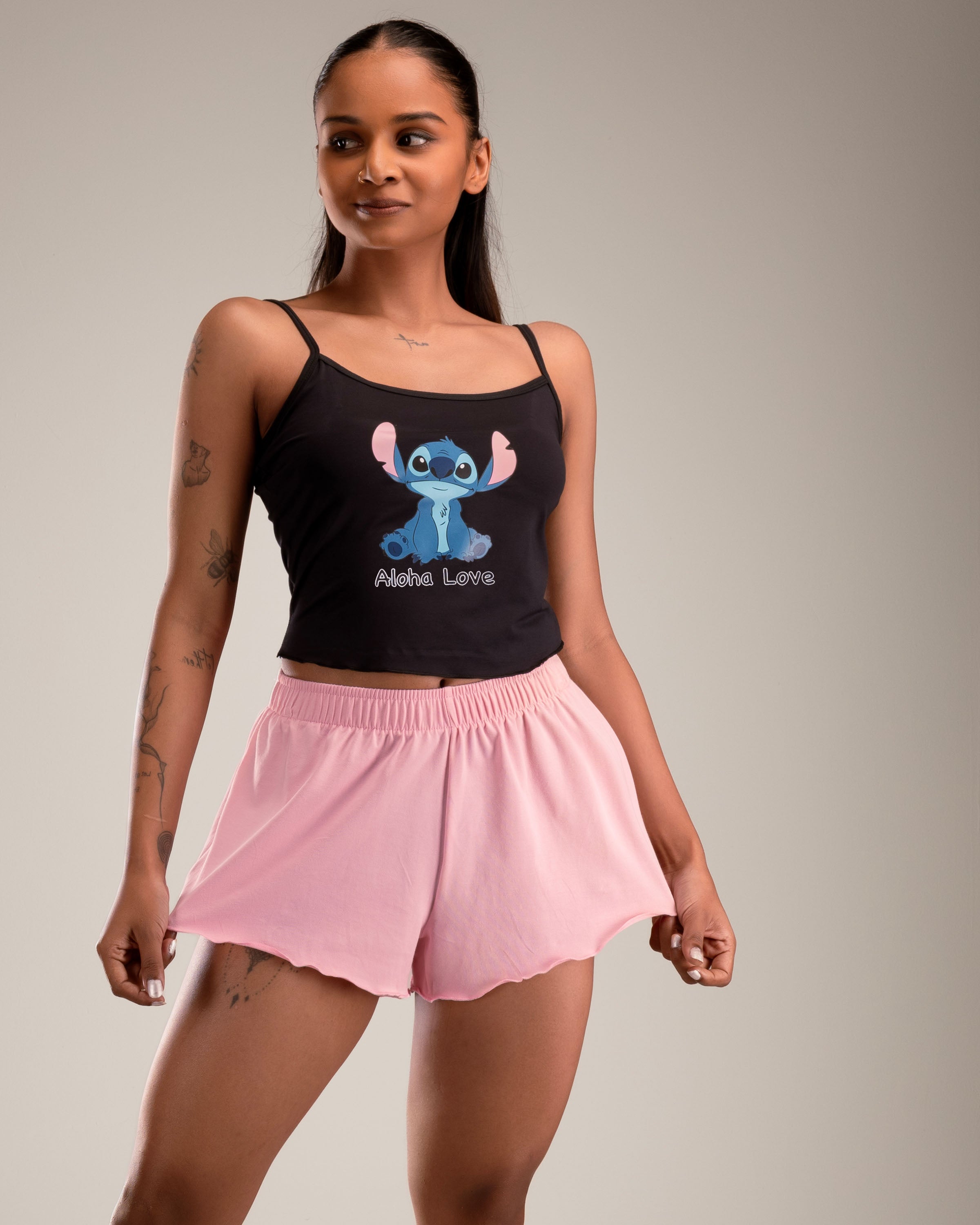 Stitch Cami & Lounge Shorts