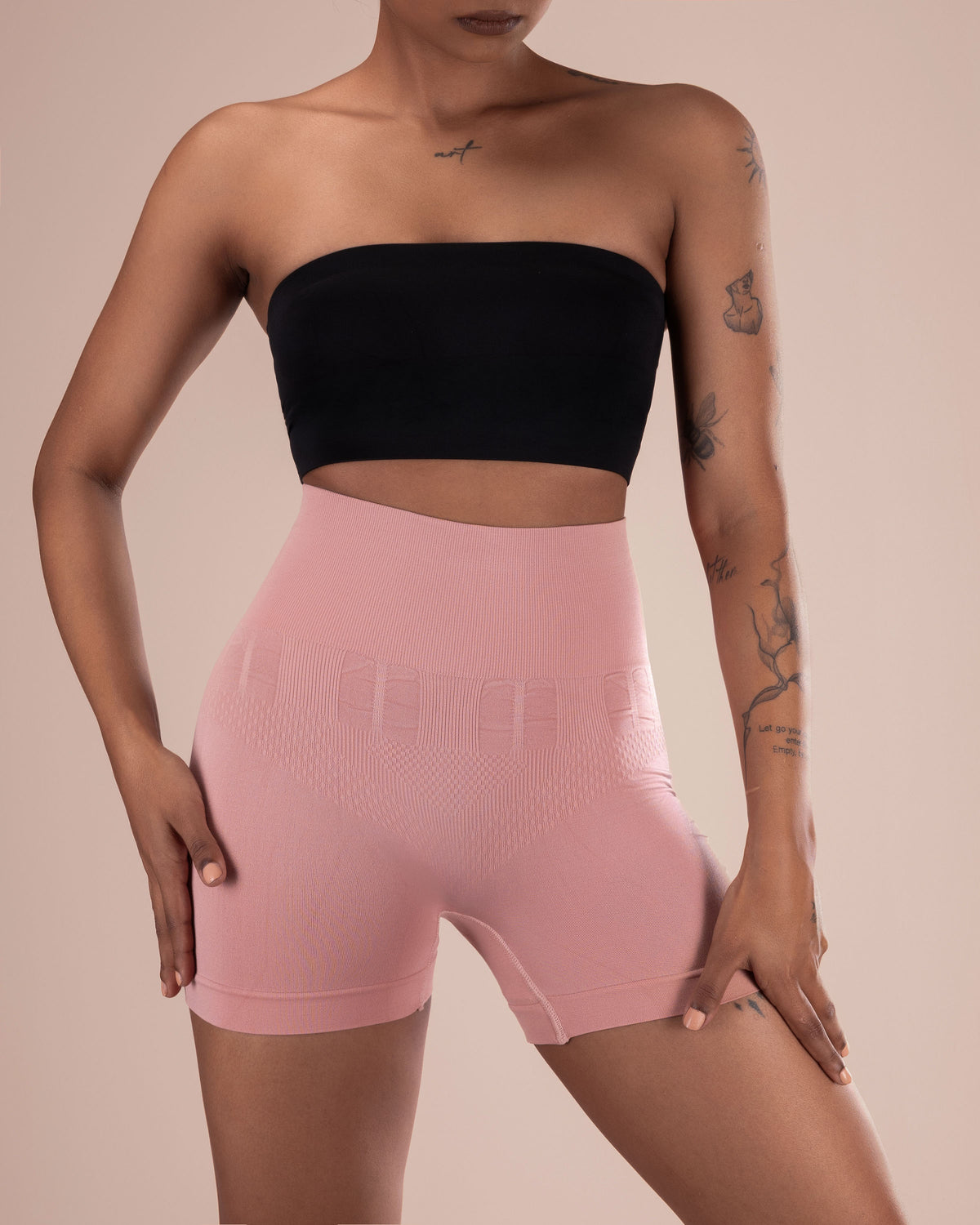 Fully Knitted High Waist Safety Shorts