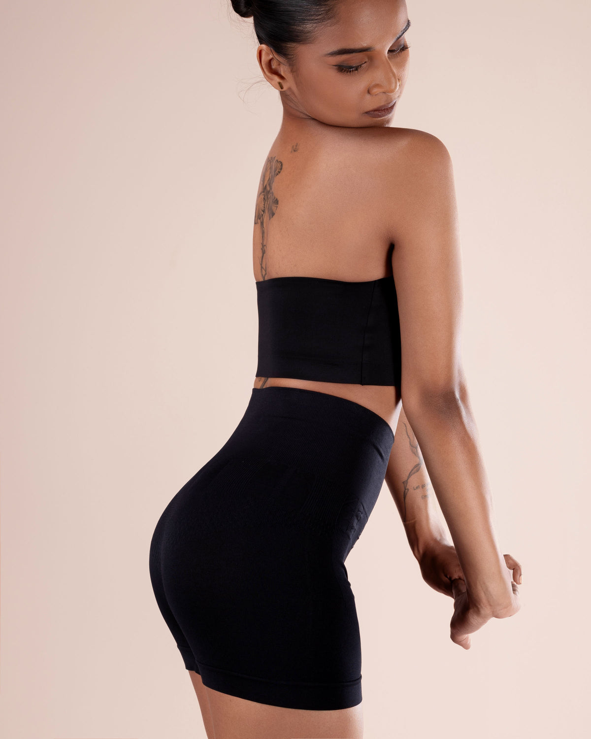 Fully Knitted High Waist Safety Shorts