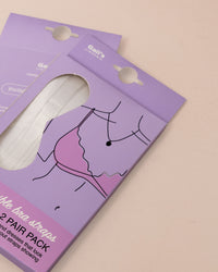 Crystal-Clear Silicone Bra Straps | 2 Sizes in One