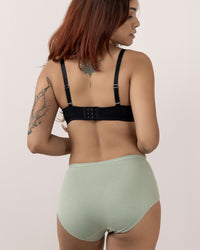 Cotton high-waisted briefs