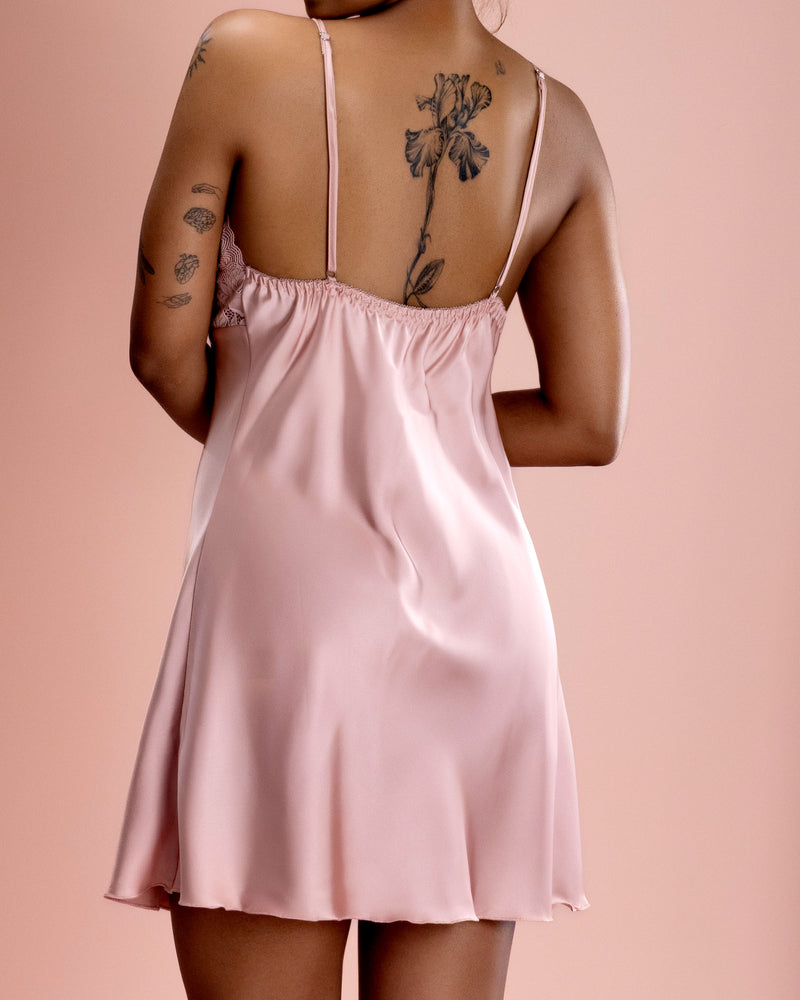 Luna Satin Lace Chemise