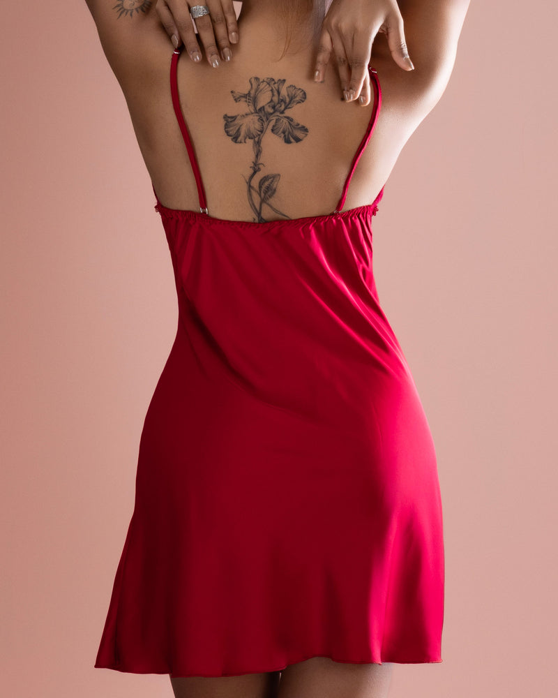 Luna Satin Lace Chemise