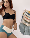 Cotton high-waisted briefs