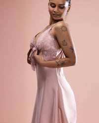 Luna Satin Lace Chemise