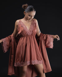Night dress with matching  robe