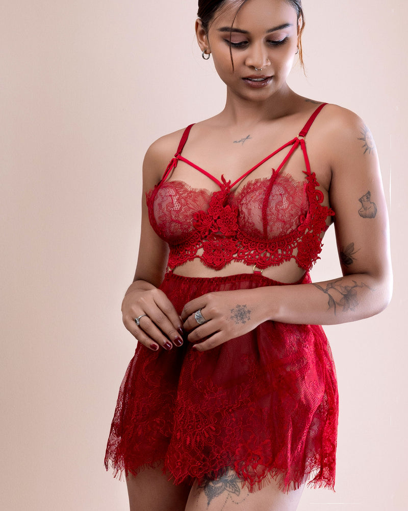 Lace Babydoll Lingerie