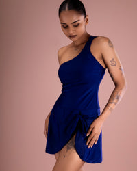 One-Shoulder Swim Dress
