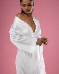 Luna-Silk Night Robe